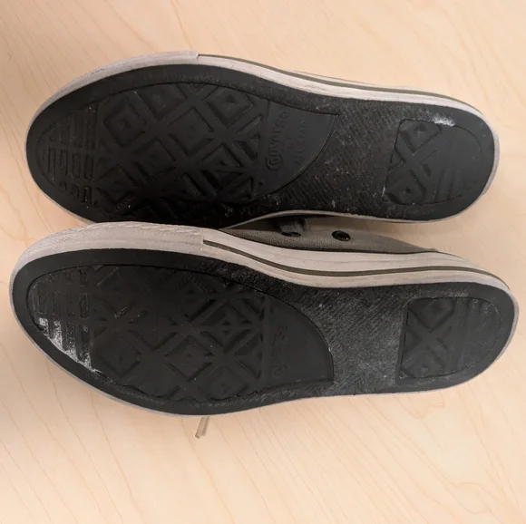 Converse Green Canvas Sneakers - Picture 3 of 9